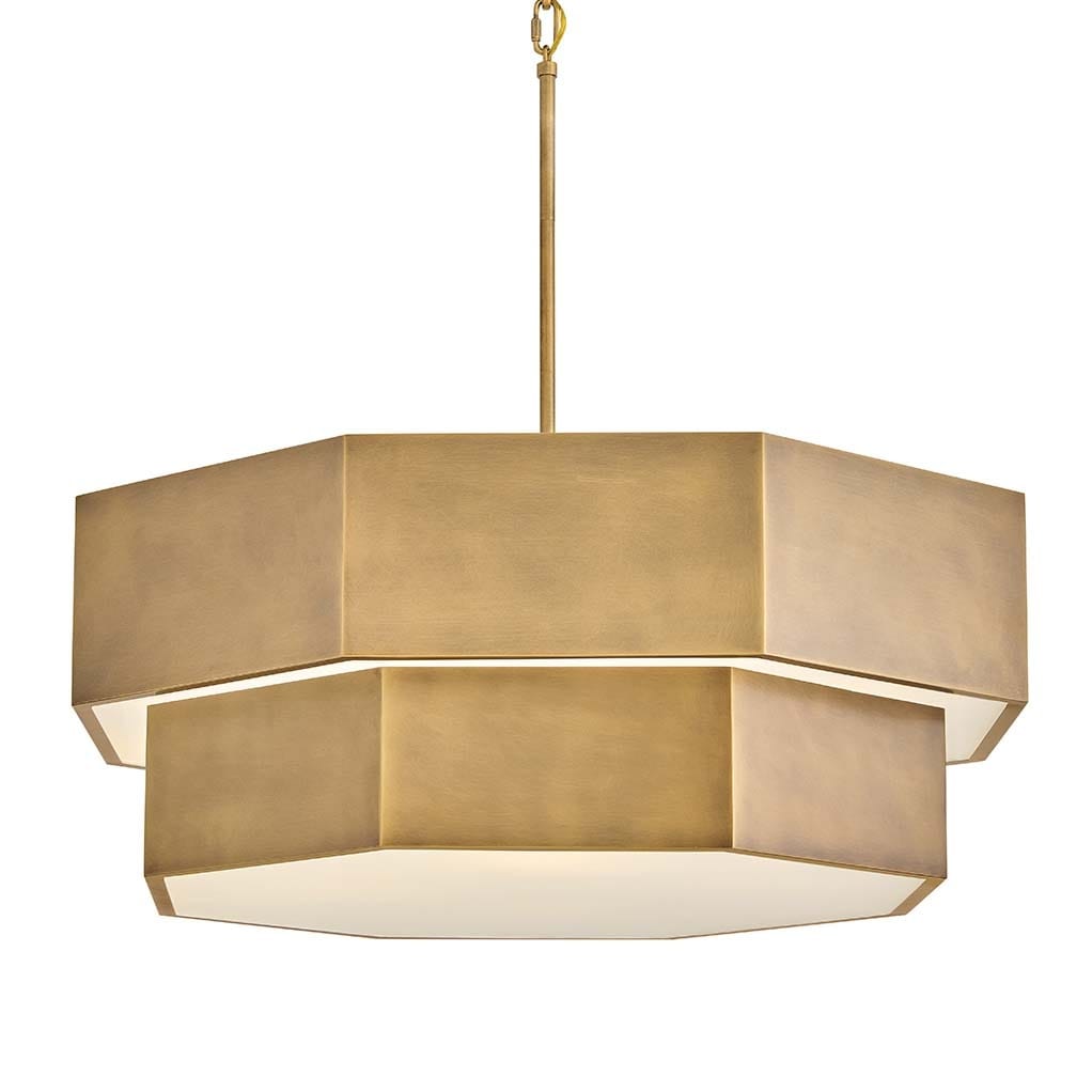 Hinkley Lighting 46995 Facet 12 Light 38" Wide Waterfall Chandelier