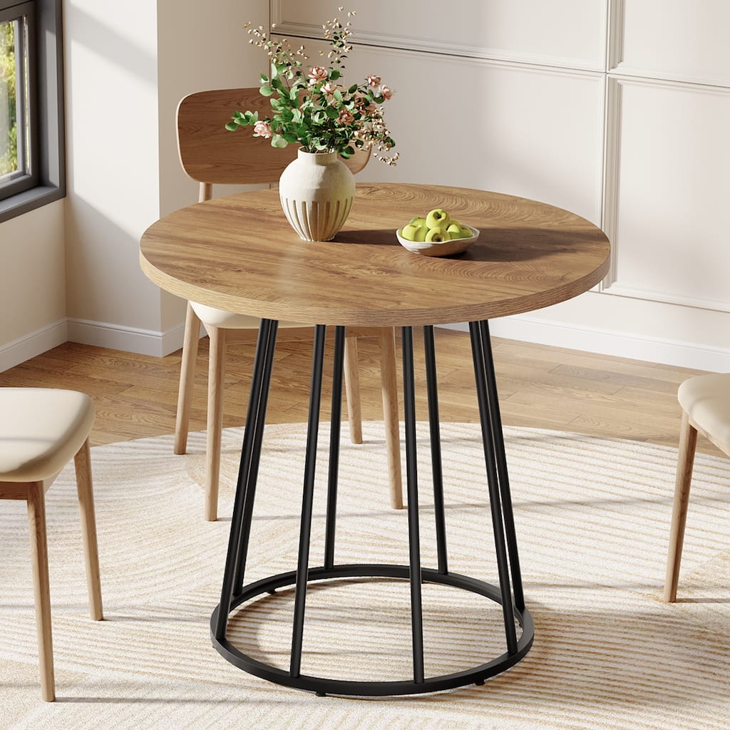 31.5-Inch Round Dining Table For Small Space