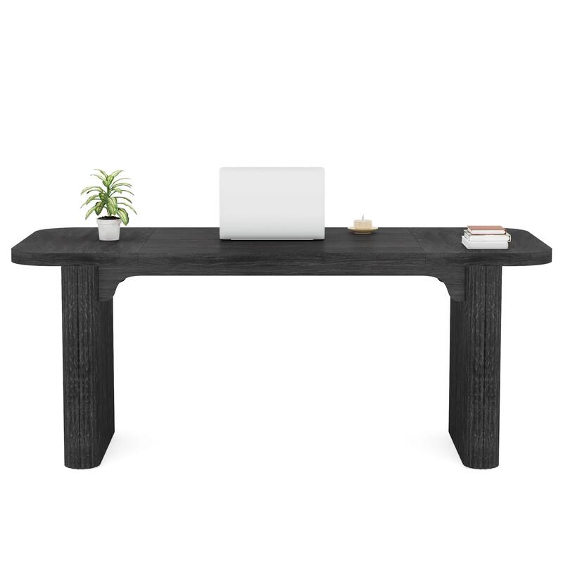 63'' W Wooden Executive Computer Desk for Home Office