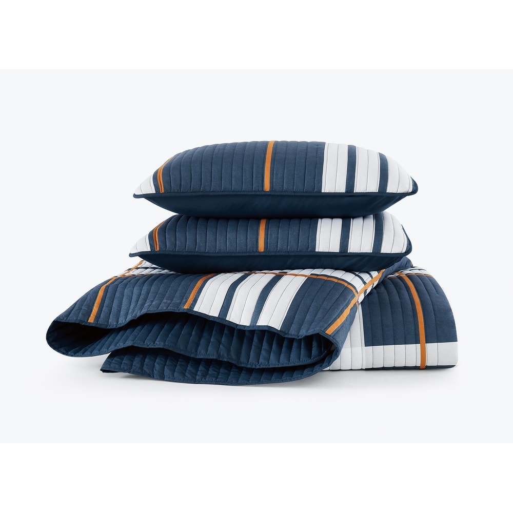 Truly Soft Henry Plaid 3 Piece Quilt Set