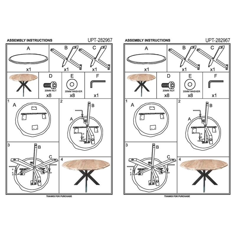Kuri 41 Inch Handcrafted Live Edge Round Dining Table with a Natural Brown Acacia Wood Top and Black Iron Legs