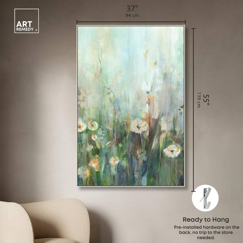 Harmony Green II Canvas by Art Remedy