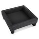 preview thumbnail 7 of 9, DH BASIC Modern Chenille Square Storage Ottoman by Denhour