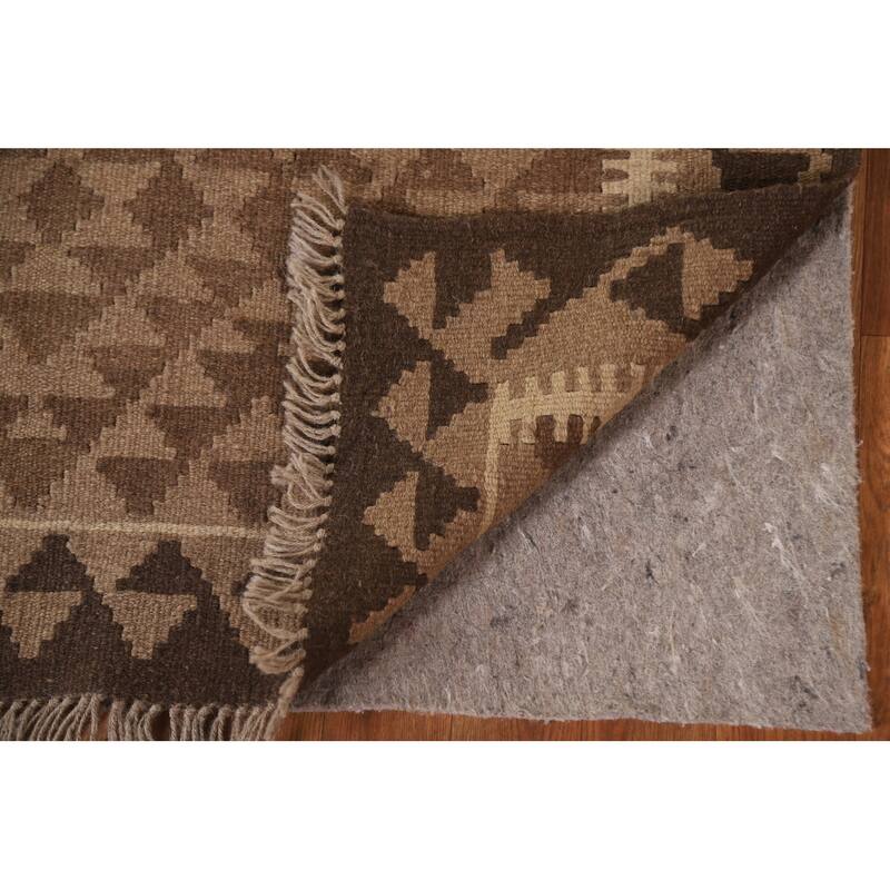 Reversible Kilim Area Rug Flat-weave Wool Carpet - 3'4" x 5'2"