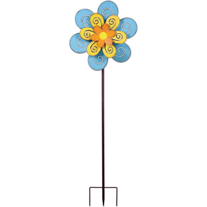 Turquoise Flower Spinner