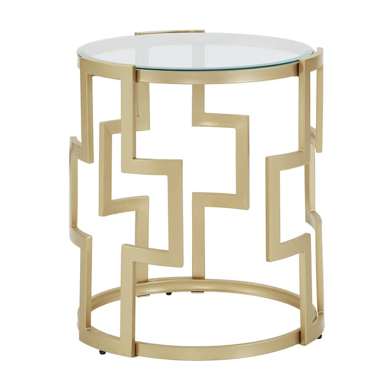 Spumante 23" Tall Glass End Table by iNSPIRE Q Bold