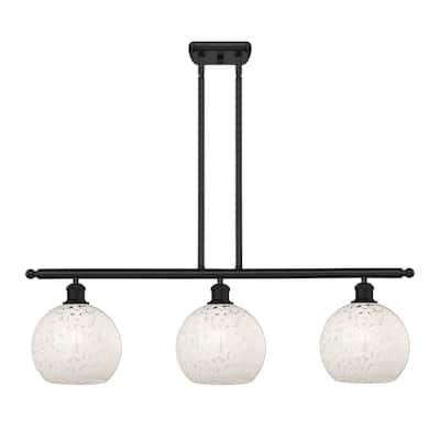 Innovations Lighting 516-3I-11-36-White Mouchette-Indoor Pendant Large