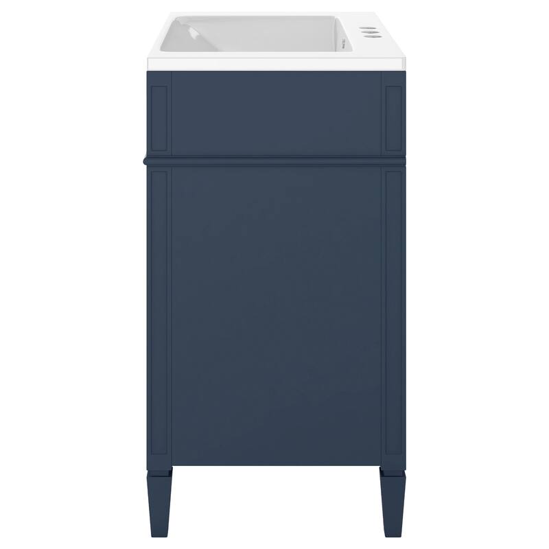 30"Wall Mounted Bathroom Vanity with Resin Sink