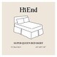preview thumbnail 6 of 4, HiEnd Accents 100% Cotton Hotel Luxury Embroidered Border Bed Skirt, 1PC