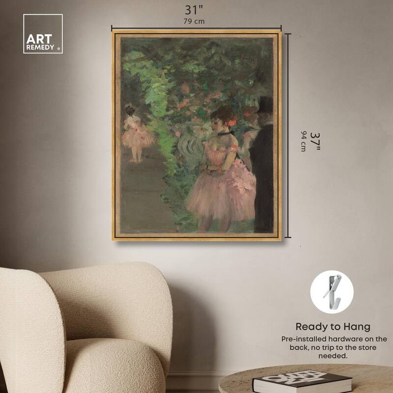 Dancers Backstage Canvas by Art Remedy