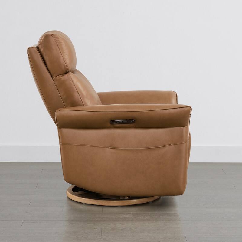 Spruce & Spring Power Swivel Recliner Chair Triple-Motor Nursery Glider