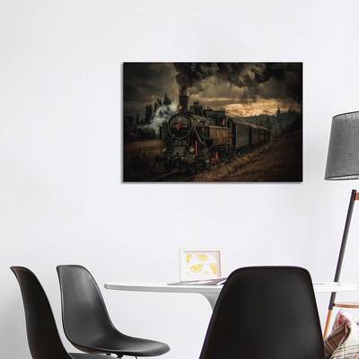iCanvas "Gold Digger Train" by Hubert Bichler Canvas Print