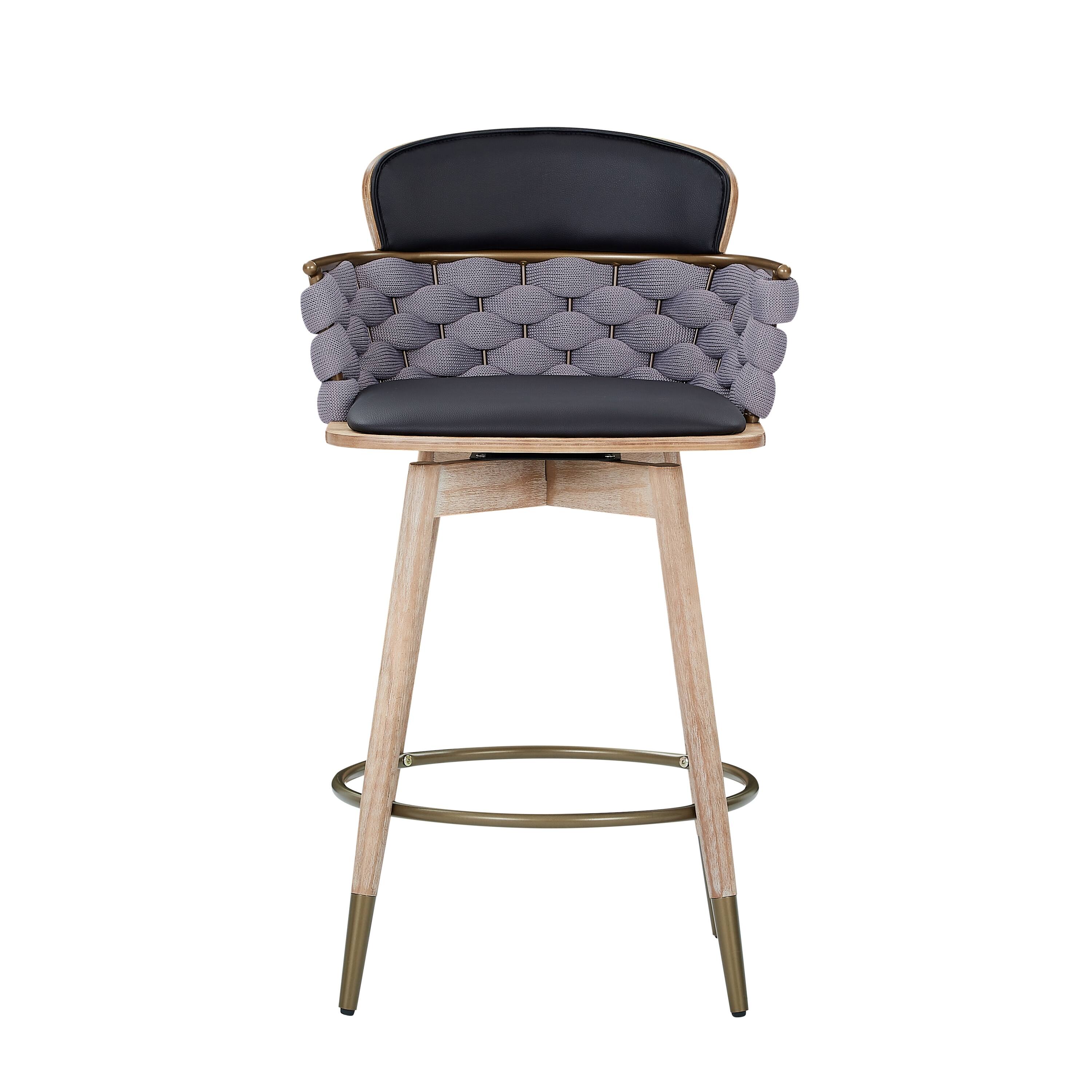 Option Black Faux Leather