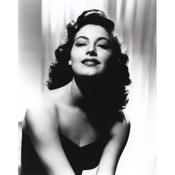 ava gardner black dress and White Portrait of in Black Photo Print - Bed Bath & Beyond US Size:16 temp-tag-outlet-medium Vintage Gothic Wedding Dresses,