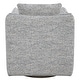 preview thumbnail 6 of 5, Uttermost Corben Blue Swivel Chair - 29"W x 30"H x 29"D