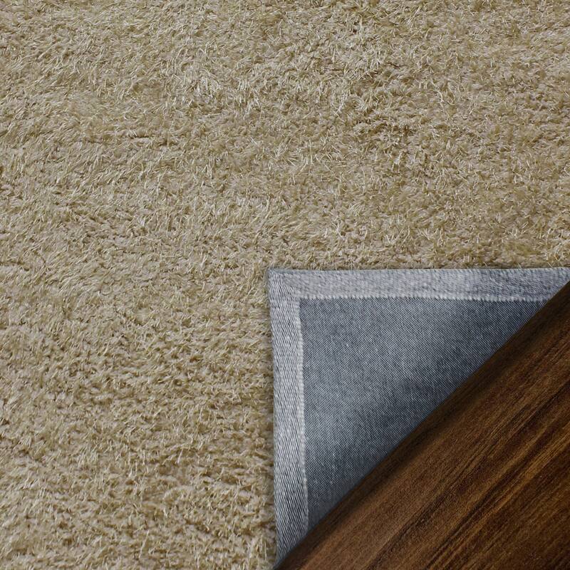 Superior Hand-tufted Plush Solid Shag Indoor Area Rug