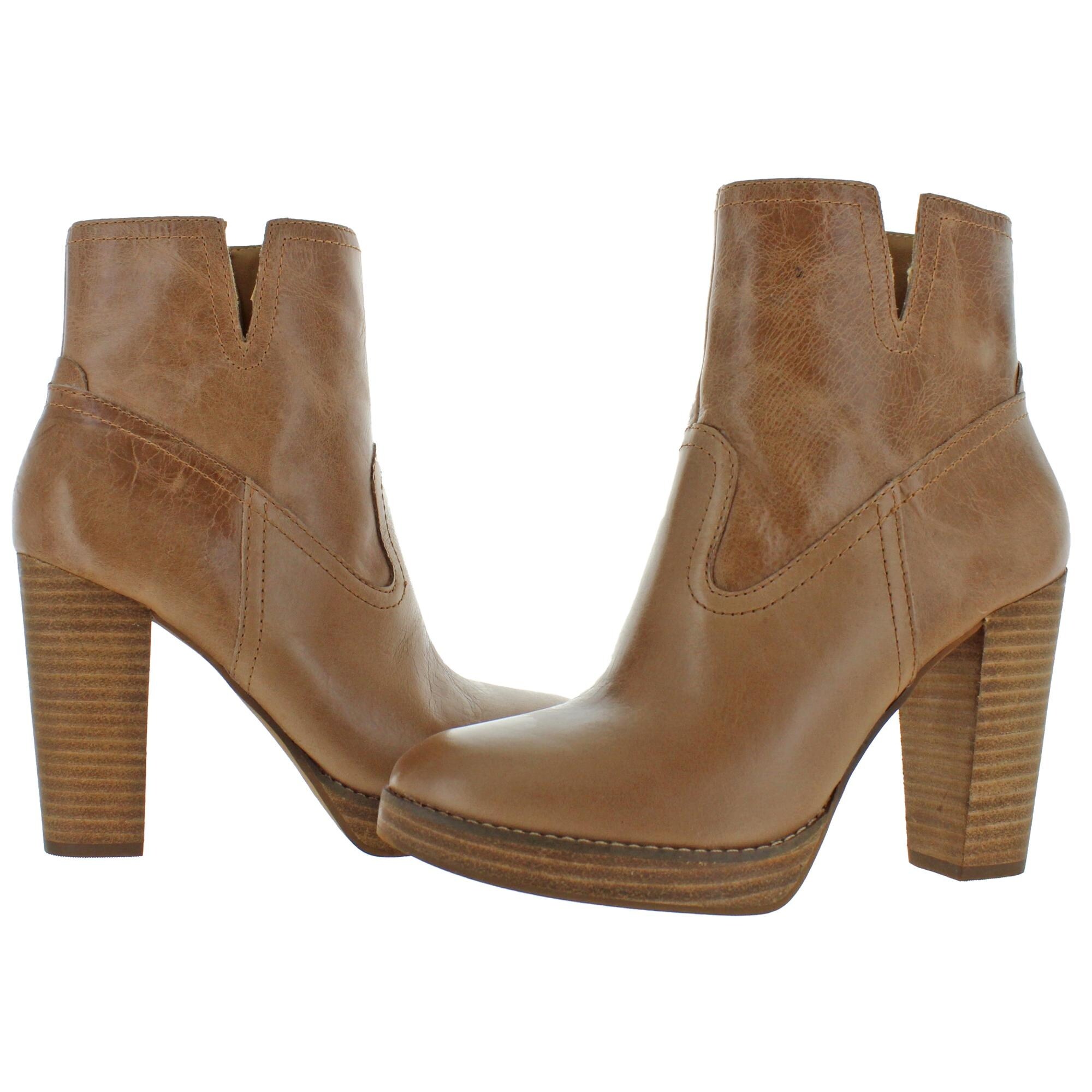 lucky brand leather booties