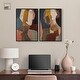 preview thumbnail 52 of 59, Contemplation Dialogue Abstract Art Set Canvas Print by Art Remedy