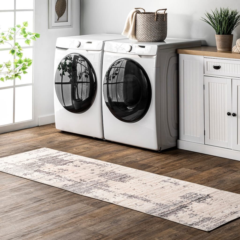 Nuloom Ariana SpinClean Machine Washable Abstract Area Rug