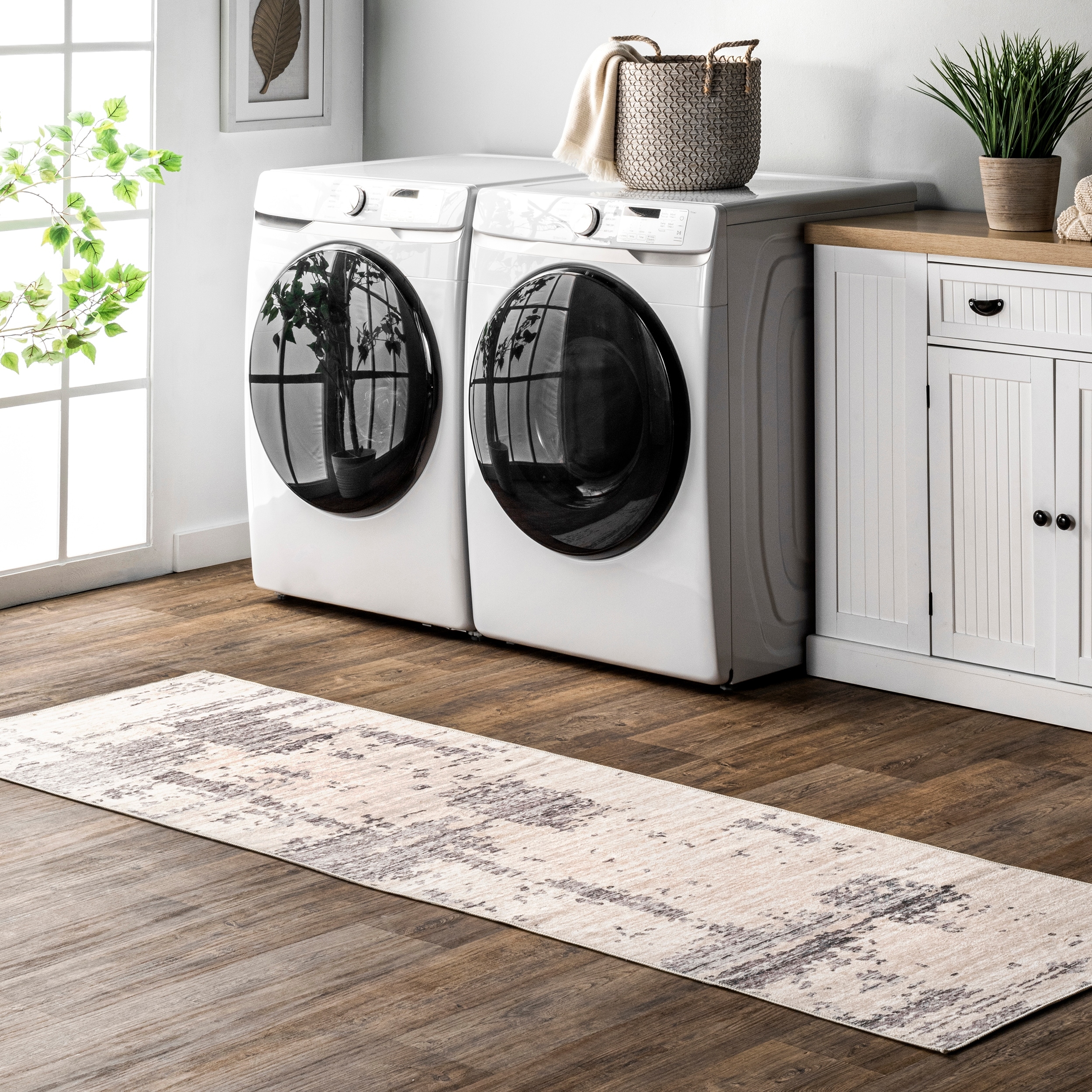 Nuloom Ariana SpinClean Machine Washable Abstract Area Rug
