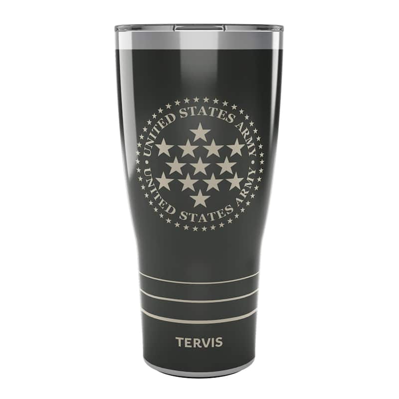 Tervis Traveler Army Stars Triple Walled Insulated Travel Tumbler, Stainless Steel - 30oz - 30oz