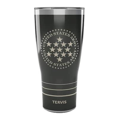Tervis Traveler Army Stars Triple Walled Insulated Travel Tumbler, Stainless Steel - 30oz
