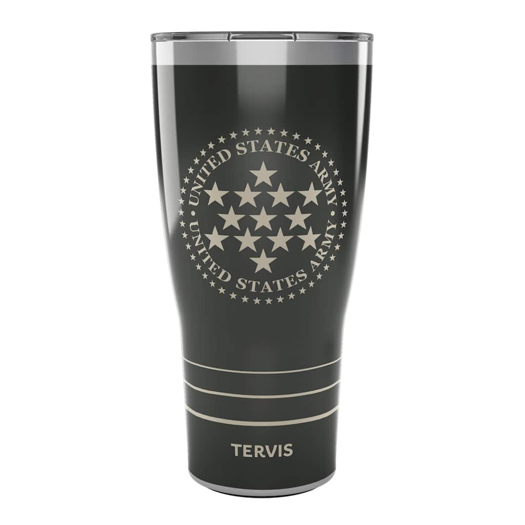 Tervis Traveler Army Stars Triple Walled Insulated Travel Tumbler, Stainless Steel - 30oz