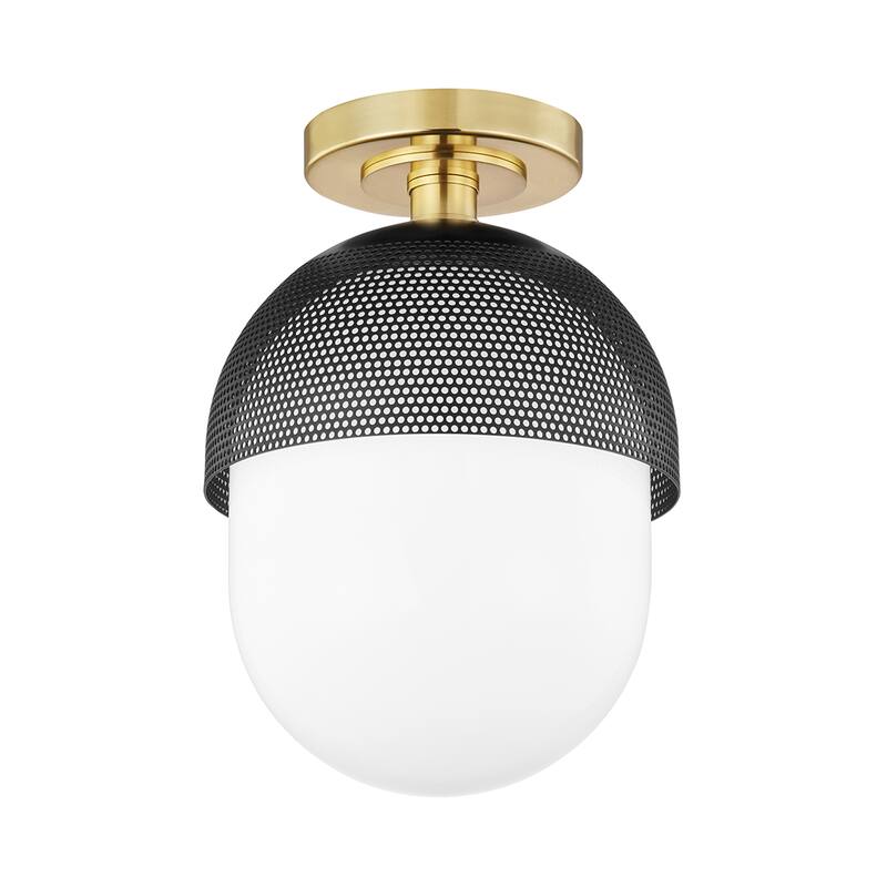 Hudson Nyack 1-Light Semi Flush - N/A