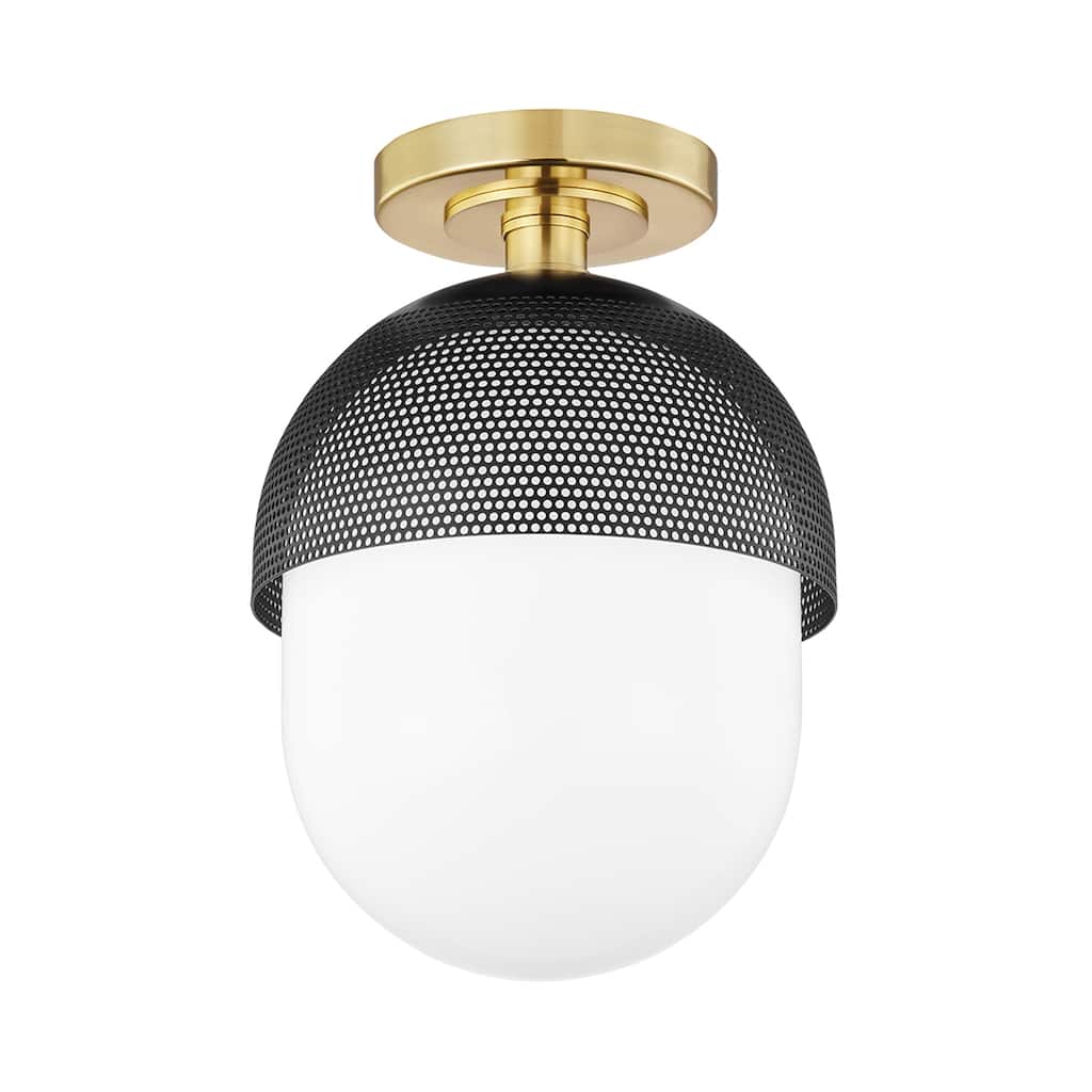 Hudson Nyack 1-Light Semi Flush - N/A