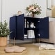 preview thumbnail 51 of 56, Clihome 2-Door Storage Media Accent Buffet Sideboard