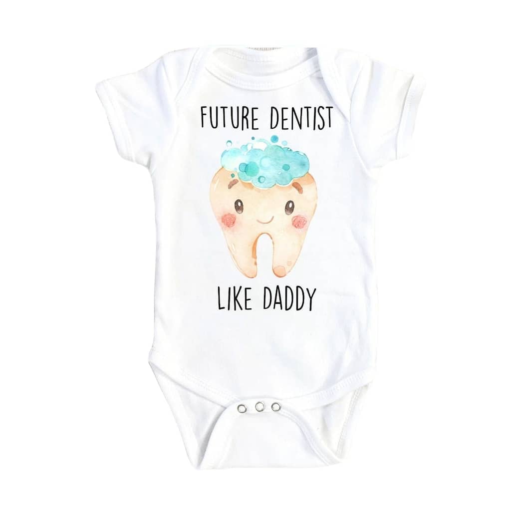 Dental - Baby Boy Girl Clothes Infant Bodysuit Funny Cute Newborn 9