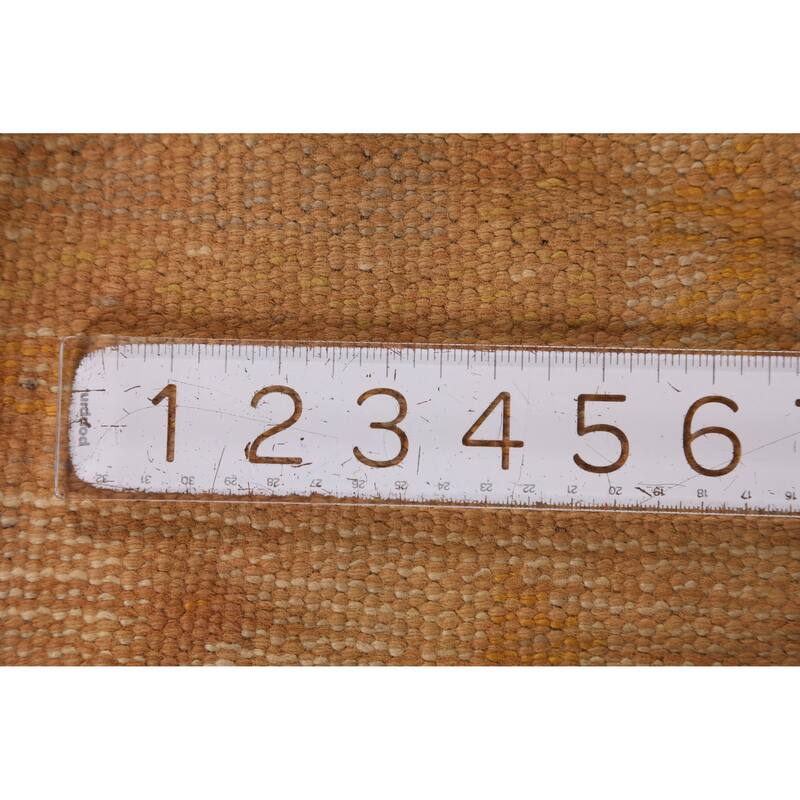 Hand Knotted Oriental 100% Wool Carpet Tribal Geometric Brown Gabbeh Area Rug - 5' 11'' X 3' 1''