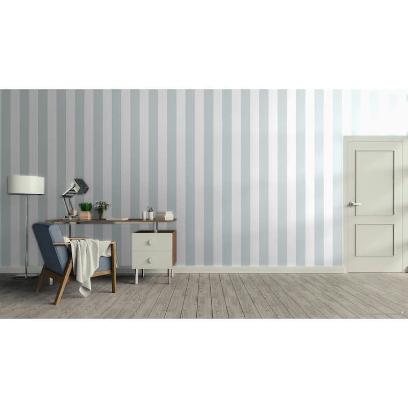 Galerie Wallcoverings Little Explorers 2 Wide Stripe Non-woven Matte Wallpaper Roll