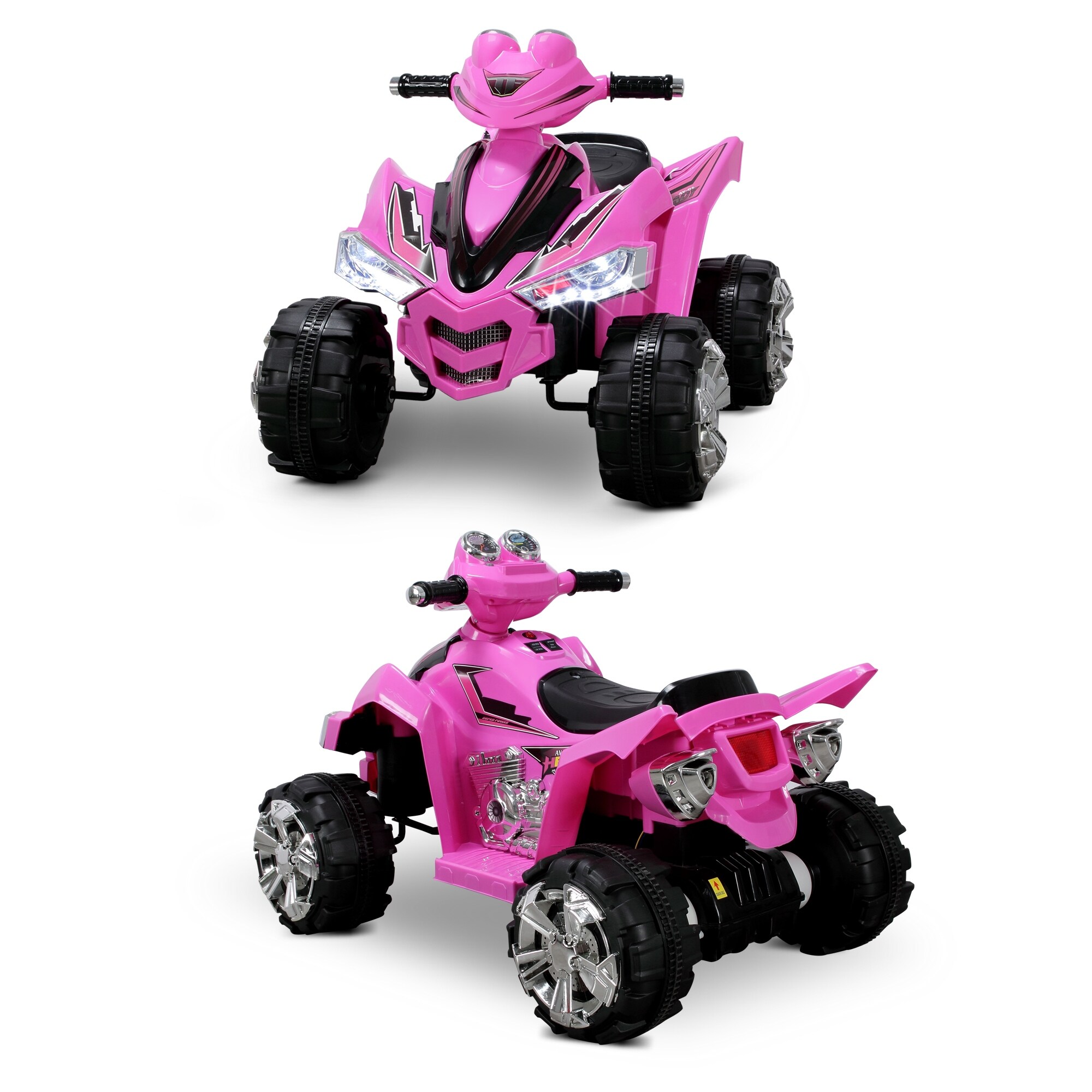 pink quad bike 12v