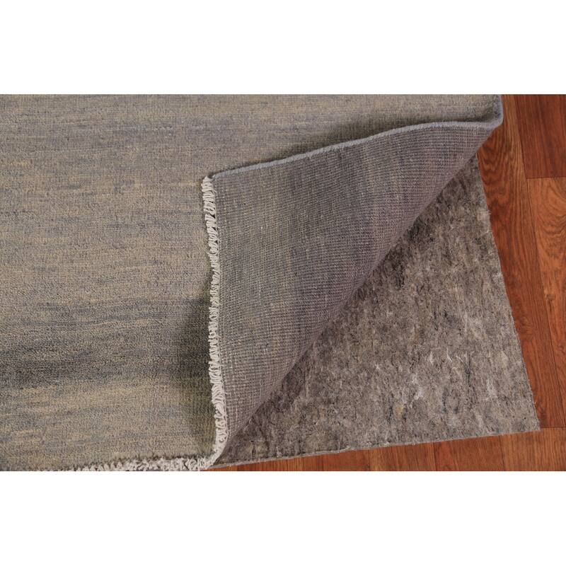 Grays & Beige Modern Gabbeh Area Rug Handmade Wool Carpet - 6'9" x 9'8"