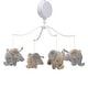 preview thumbnail 1 of 4, Bedtime Originals Elephant Love Musical Baby Crib Mobile Soother Toy - Gray