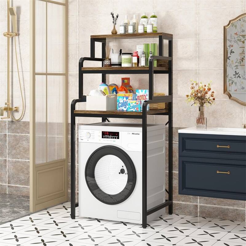Over The Toilet Storage - 23.6"D x 27.55"W x 68.9"H