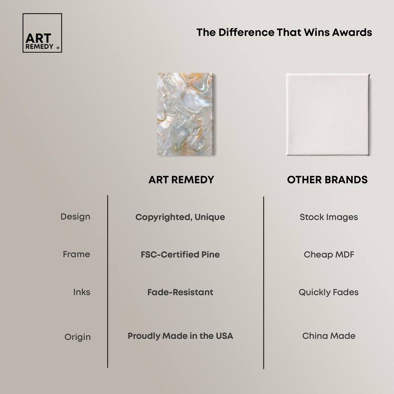 Fluid Preciousness IV Canvas by Art Remedy, Gallery Wrapped