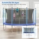 preview thumbnail 5 of 6, Trampolines with Safty Enclosure Recreational Trampolines