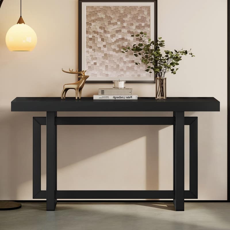 Stylish 59"Long Console Table,Entryway table,Hoyer table with wood frame