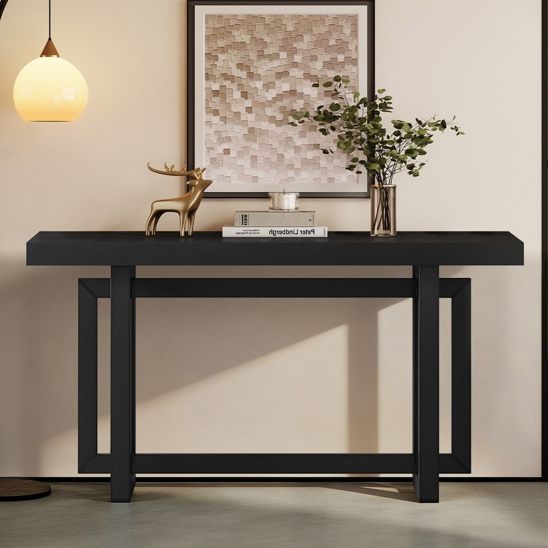 Stylish 59"Long Console Table,Entryway table,Hoyer table with wood frame