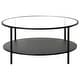 preview thumbnail 4 of 6, Sivil 36'' Wide Round Coffee Table