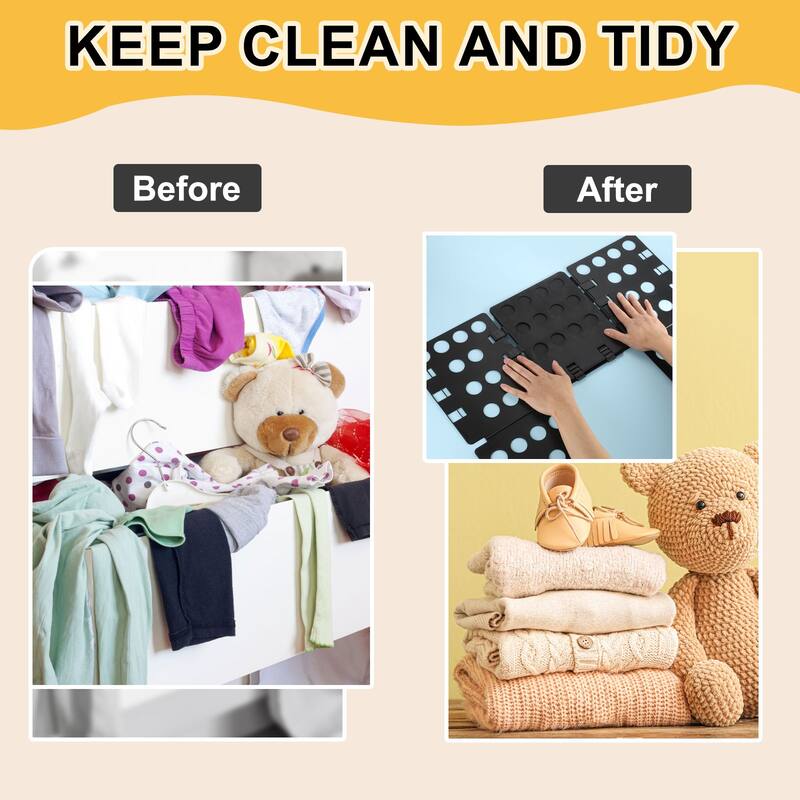 T-Shirt Clothes Folder Folding Board Foldable, 18.9 x 15.7Inch - 18.9 x 15.7 inch