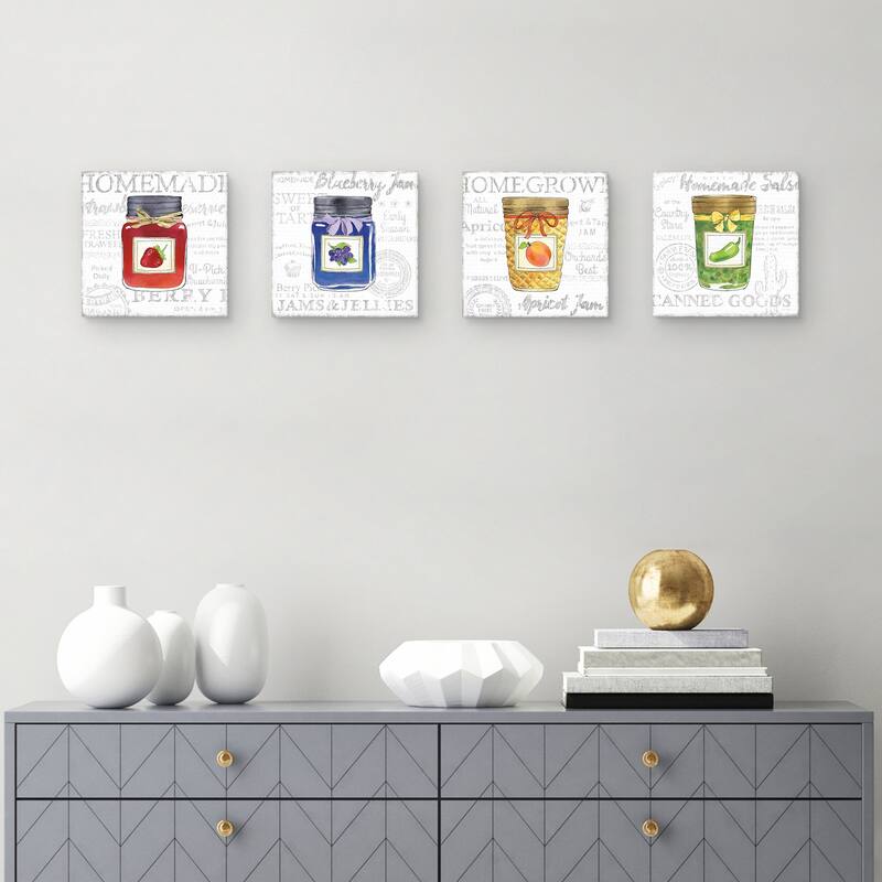 Canning Kitchen by Beth Grove Canvas Art Prints