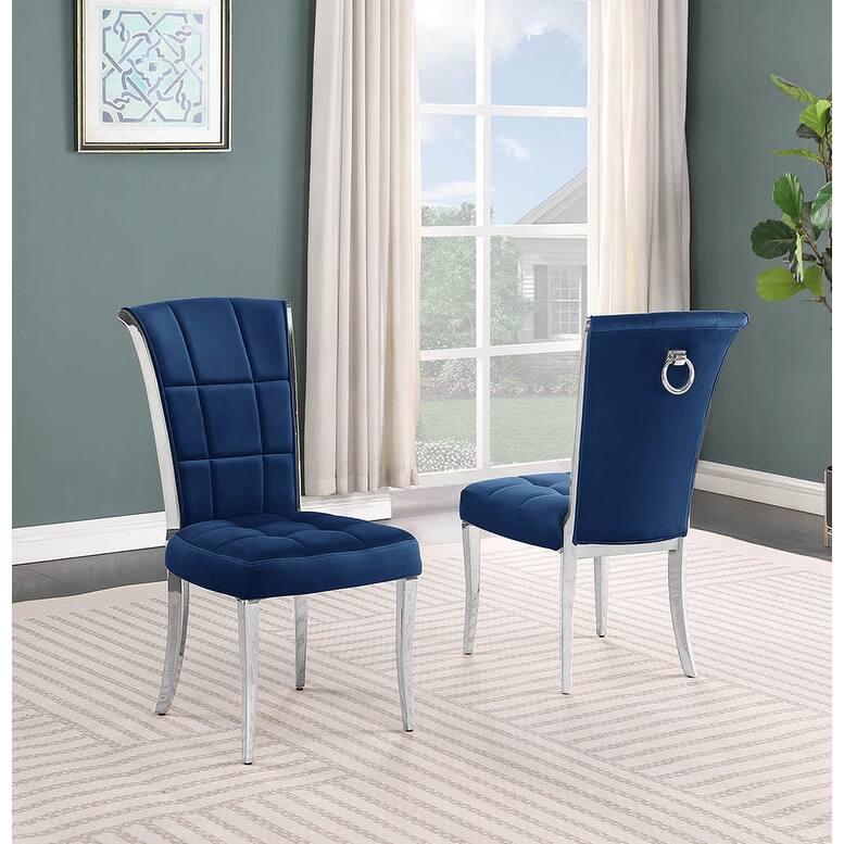Best Quality Furniture D400/1-SC320-7 Dining Set with 78" 12mm Glass with Bevel