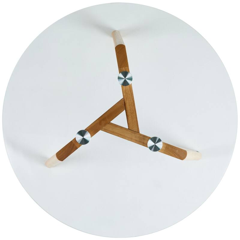 Set of Two Mixed Material Mid-Century Modern Glass Nesting Tables