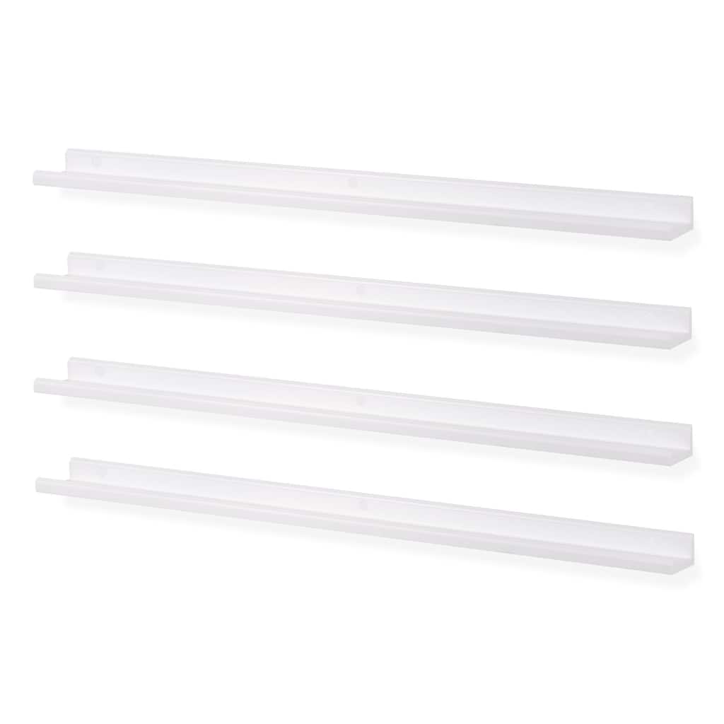 Wallniture 46" Floating Shelves for Wall, Picture Ledge (Set of 4)