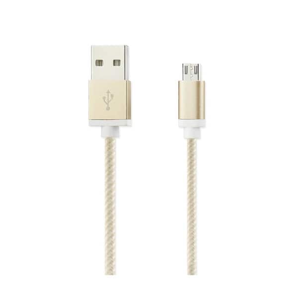 Suitable for Vtech Storio Max Kids Tablet DURAGADGET Braided Silver Nylon 3M Micro USB Data Sync Cable