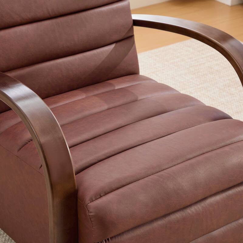 30.7"W 360° Swivel Accent Chair,Modern Upholstered Arm Chair with Metal Base