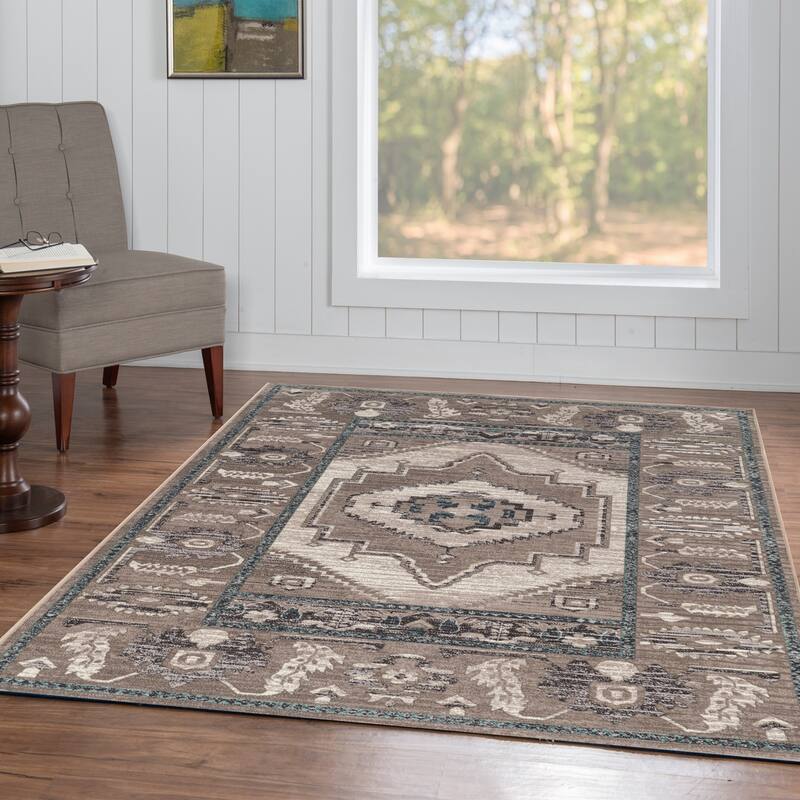Vintage Collection Serape Beige and Grey